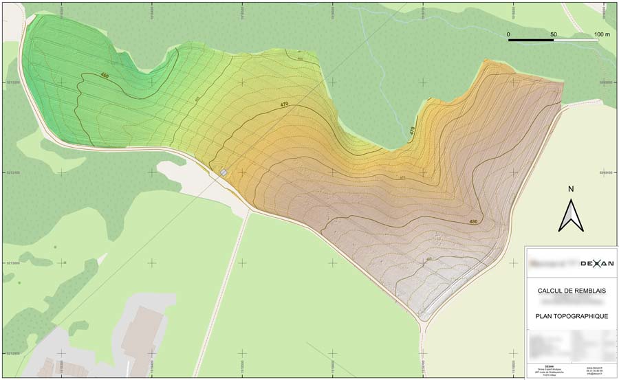 Relevé topographique par drone